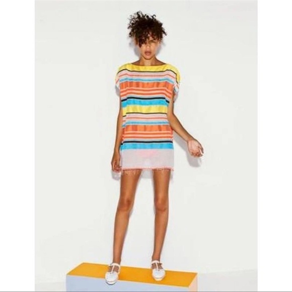 NWT. LemLem Makeda Gauze Poncho Tunic Swim Coverup - Picture 1 of 6